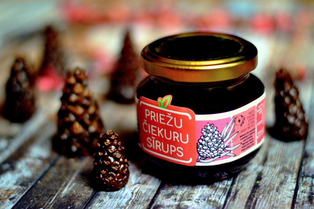 Priežu čiekuru sīrups, 140ml