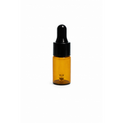 Stikla pudele ar pipeti, brūna, 3ml